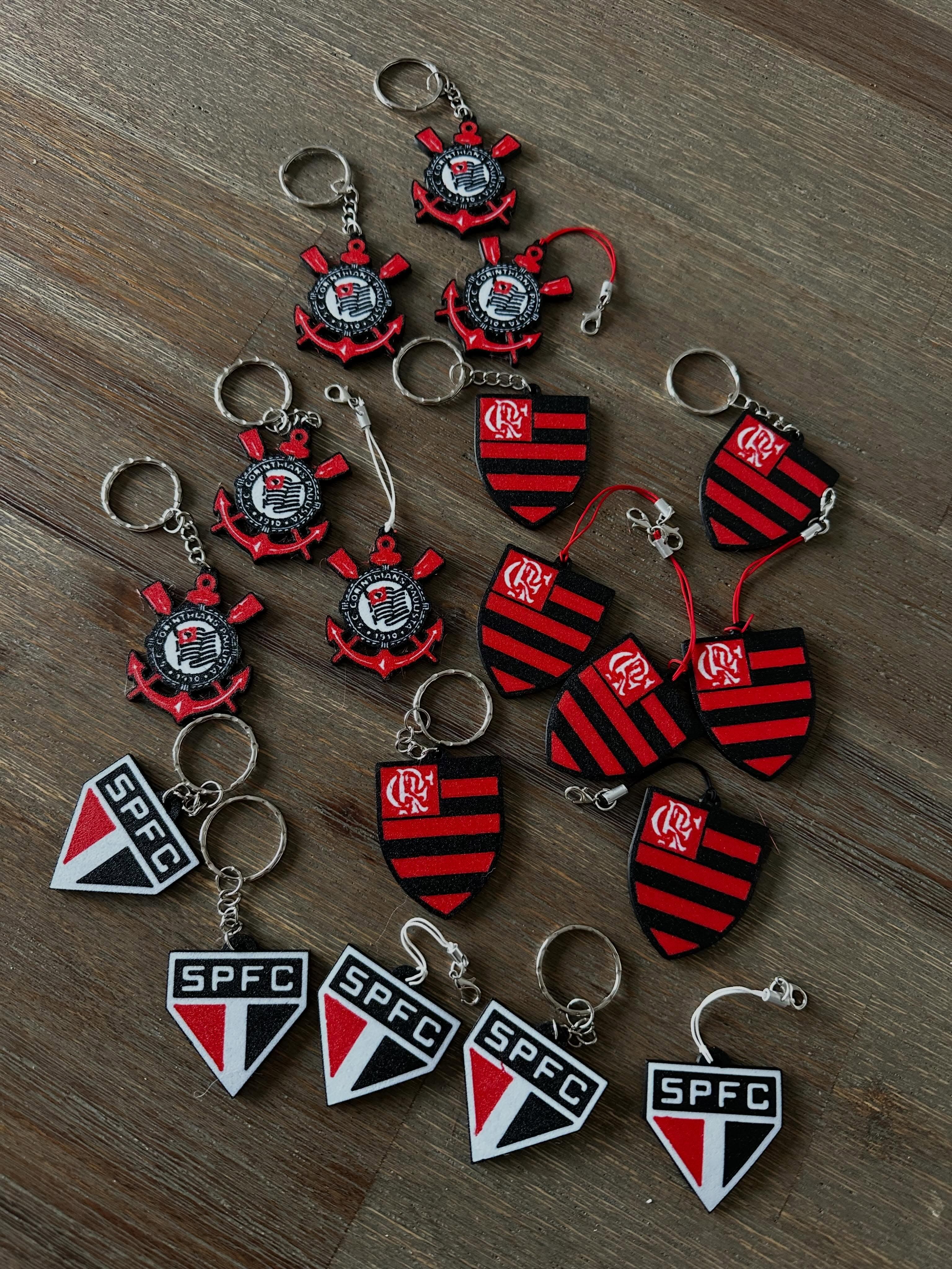 3D printed Flamengo keychain